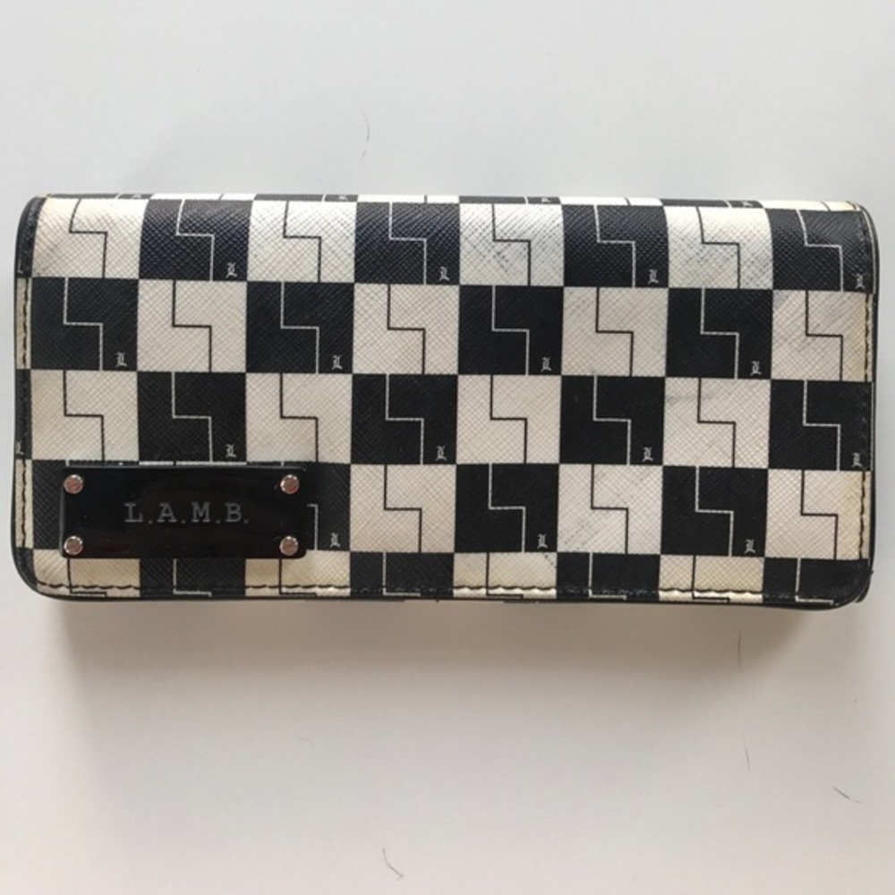 L.A.M.B Designer Leather Wallet